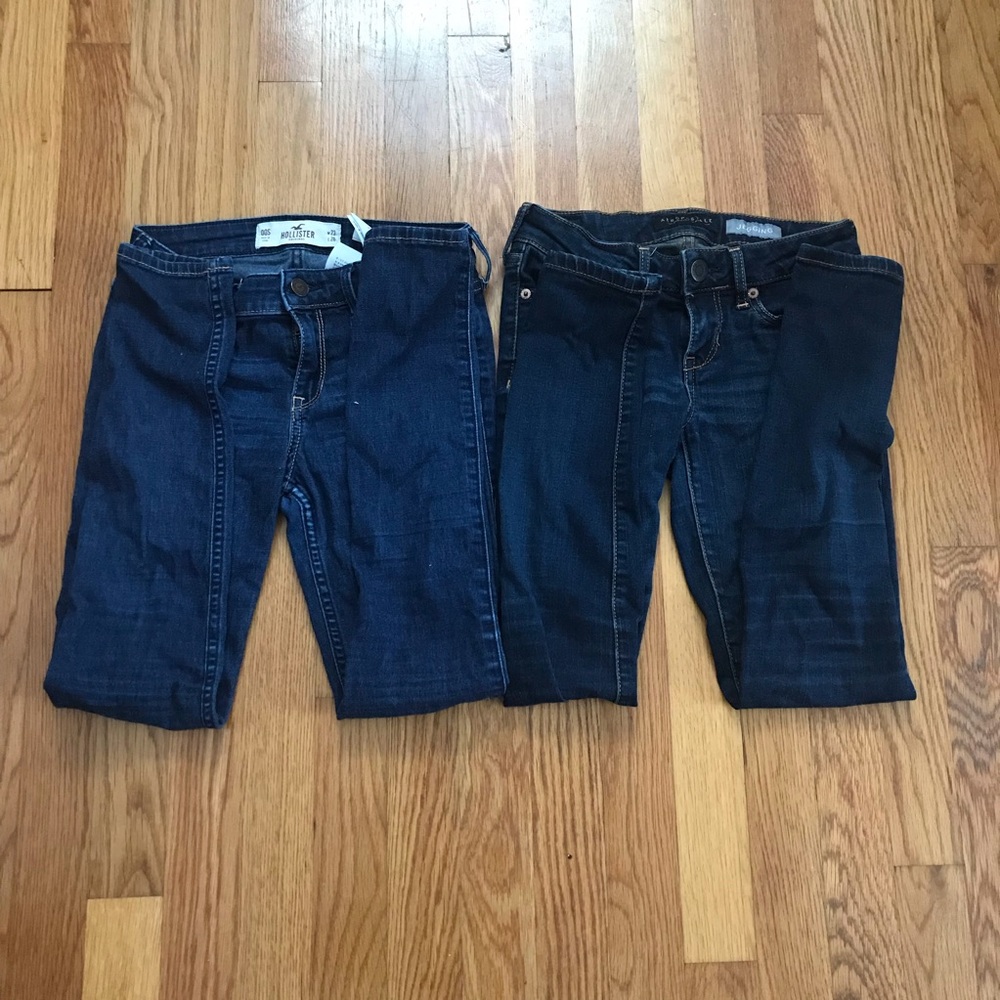 hollister/aeropostale jegging bundle